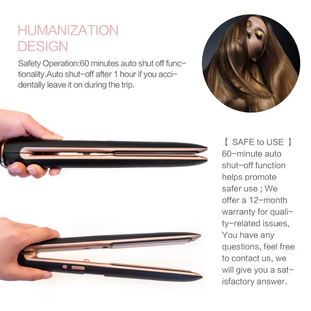 Новый профессиональный выпрямитель для волос Железный светодиодный дисплей