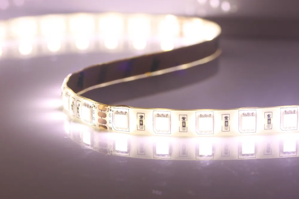 RGB цветная IP65 DC24V Светодиодная лента 5050 SMD гибкое освещение 60 светодиодов/м 5 м 300