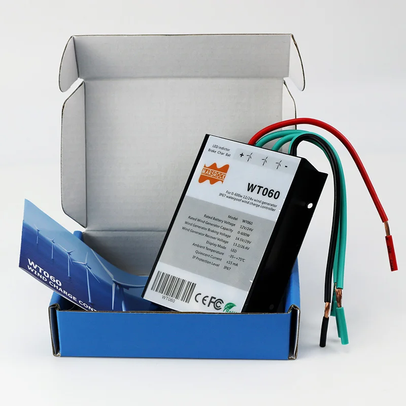 Ветряная мельница 0 600 Вт водонепроницаемая ветряная турбина Ip67 контроллер