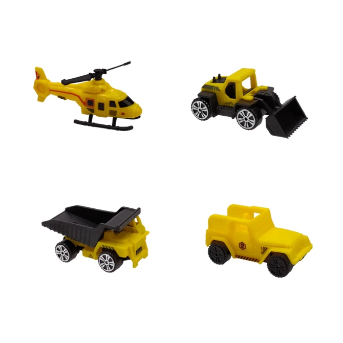 Yellow Urtoypia литой автомобиль игрушки 1: 64 модель строительной машины пожарная машина скорой помощи самолет трактор спортивный автомобиль игрушка для мальчиков - Цвет: Yellow