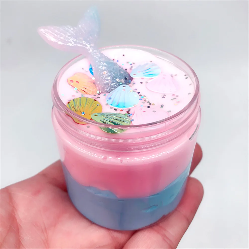 Новое поступление очаровательные игрушки слизи Красивая Русалка грязь
