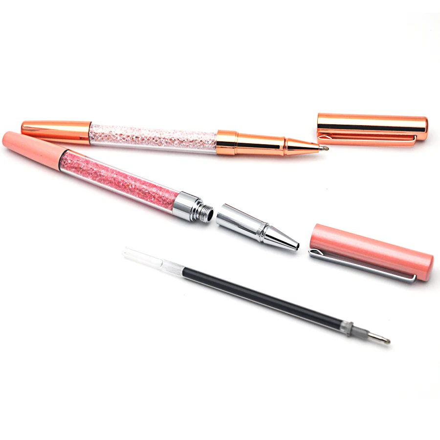 Гелевые шариковые ручки с кристаллами 10 шт. школьные принадлежности офисная