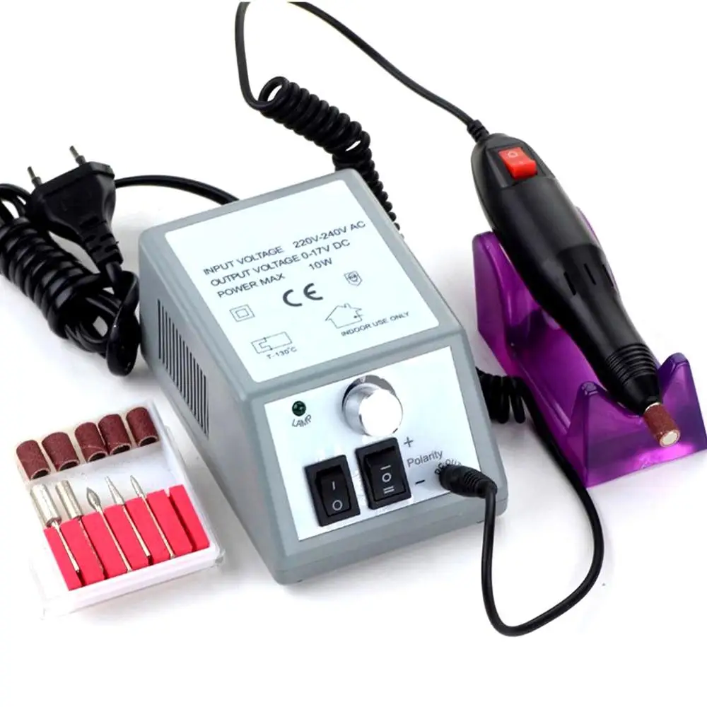 Nail Drill 2 Дизайн ногтей 25000 об/мин Электрический сверлильный станок для ногтей Фрезерный резак устройство для маникюрного инструмента Аксессуары для сверления ногтей сверло оборудование - Цвет: Nail Drill 2