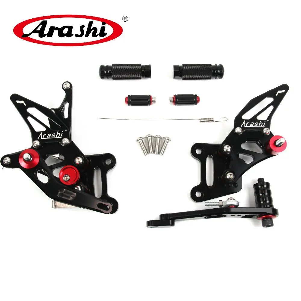 Араши Новый 1 компл. для SUZUKI GSXR1000 2017 2018 GSXR 1000 ЧПУ Rider Rearset Регулируемый подножки