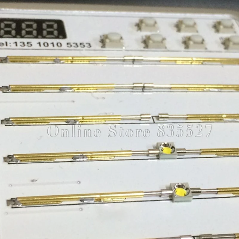 1000 шт./лот светильник вспышка 3030 белая керамика 3333 Серия 1 Вт 3 В 150 мА SMD