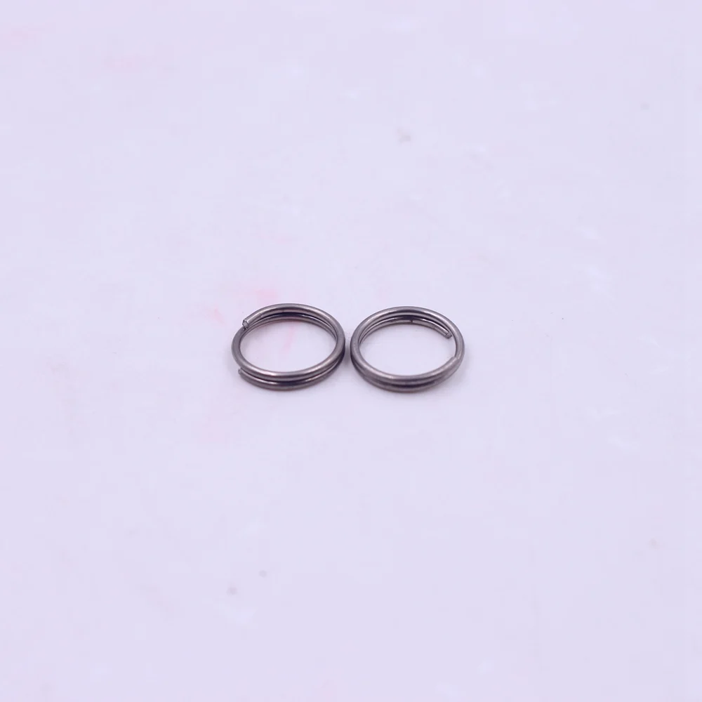 20pcs 1.0 * 6 / 1.2 12MM Stainless Steel Double Circle Road Bait Iron Plate Lead Fish With Connecting Ring Fishing Gear | Спорт и
