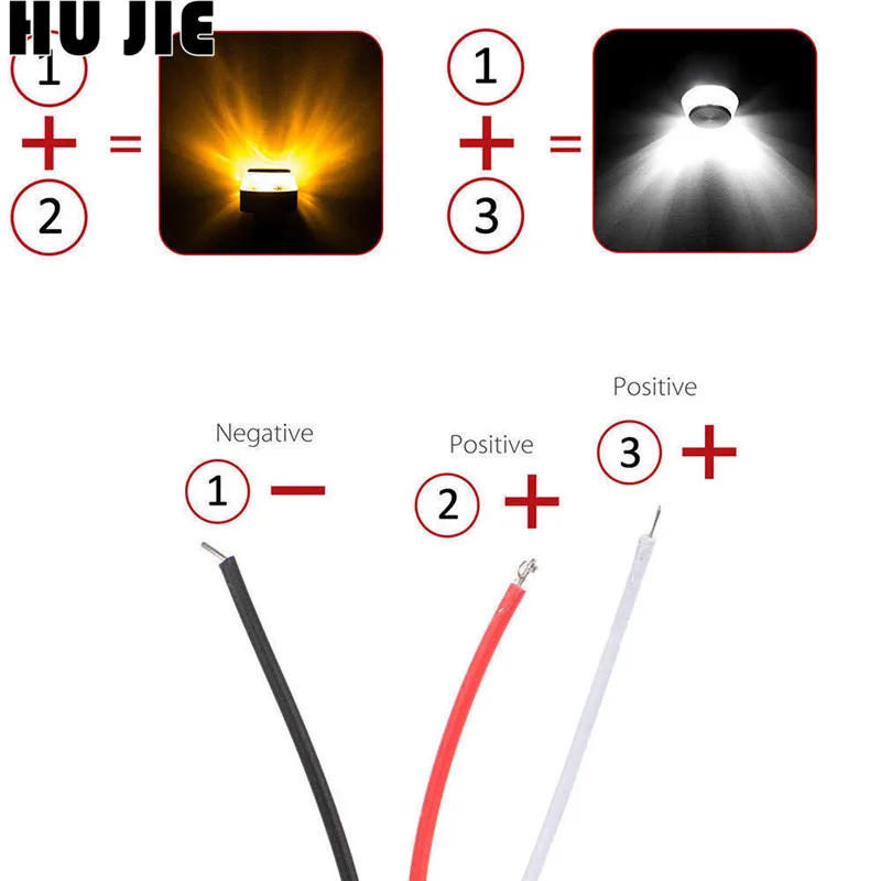 2 шт. светодиодный сигнал поворота мотоцикла сгибаемый мигающий мотоциклетный