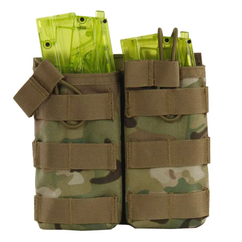 Открытый тактический MOLLE двойной открытый Топ Mag мешок M4/M16 подсумок страйкбол военная Униформа Пейнтбол Снаряжение Открытый