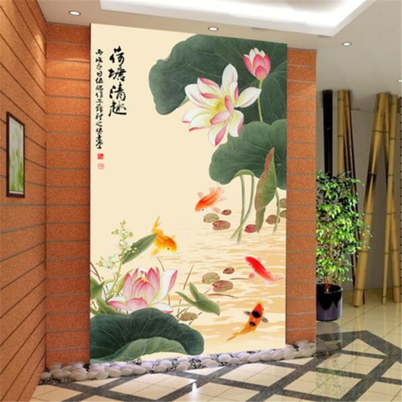 Wellyu пользовательские обои papel де parede 3d фото фрески Боярышник смешной коридор