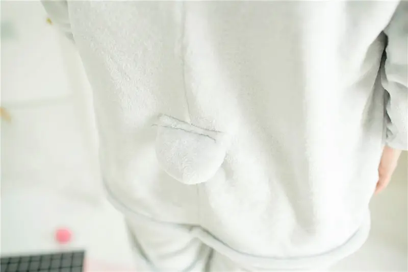 Милый мультфильм коала с длинным рукавом капюшоном Onesie взрослых женщин пижамы животных