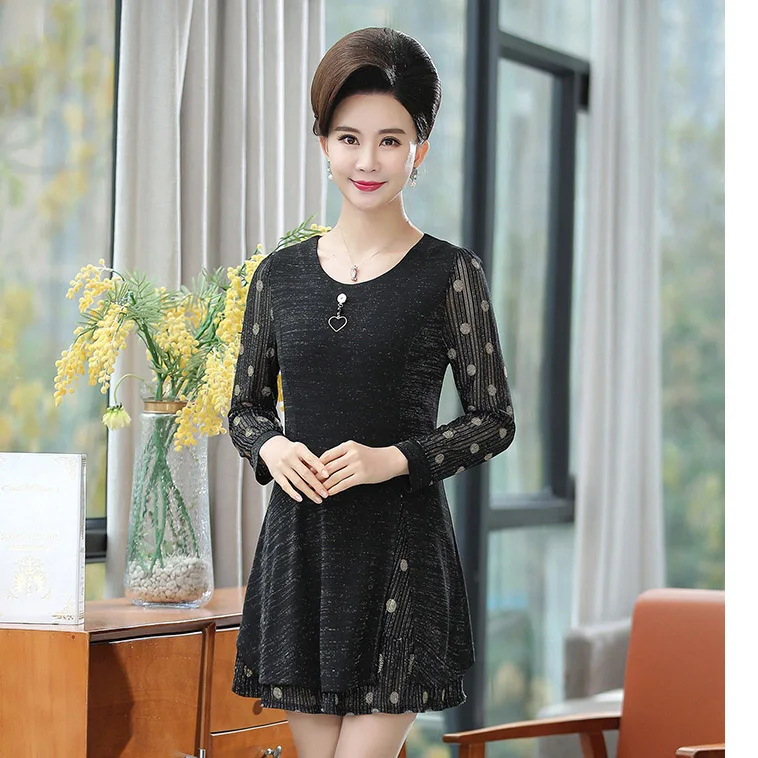 Новые весенние длинные юбки для мам рубашка среднего возраста | Женская одежда