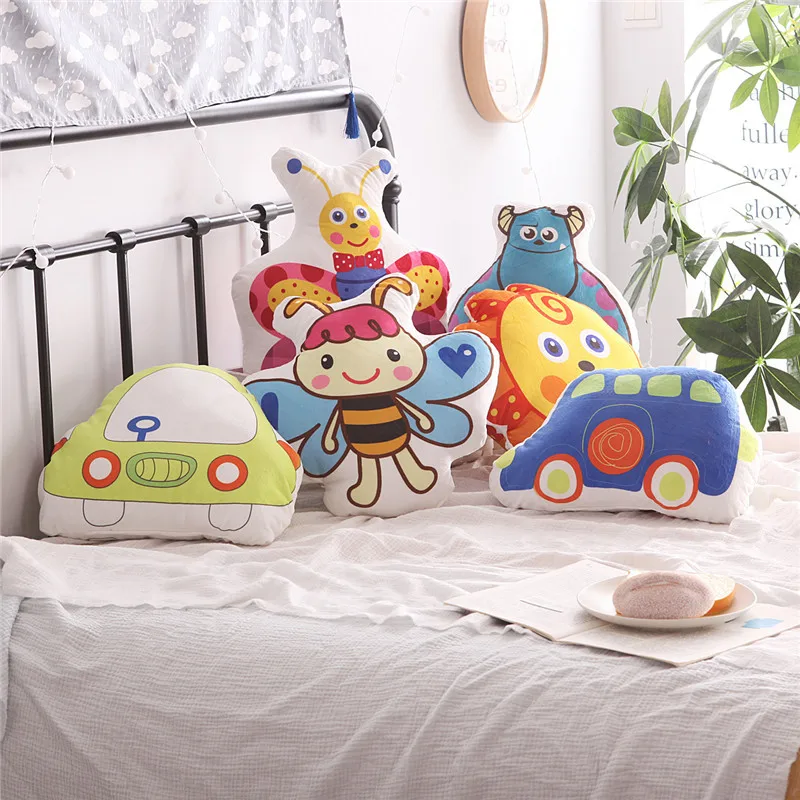 Скандинавский стиль животные кролик медведь слон кошка облако плюшевые подушки