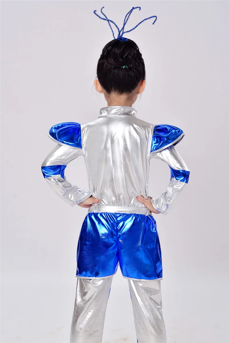 2019 New Kids Animation Drama Robot Dance Costumes Boys Girls Astronaut Space Suit Unisex 110-150cm Cosplay |