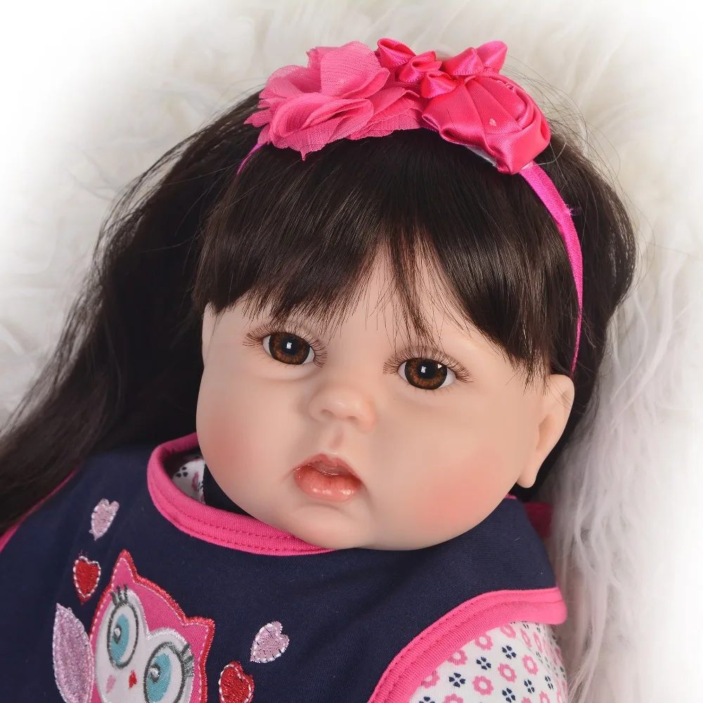 KEIUMI Princess 22 дюйма кукла для новорожденных ткань Реалистичная милая Детская