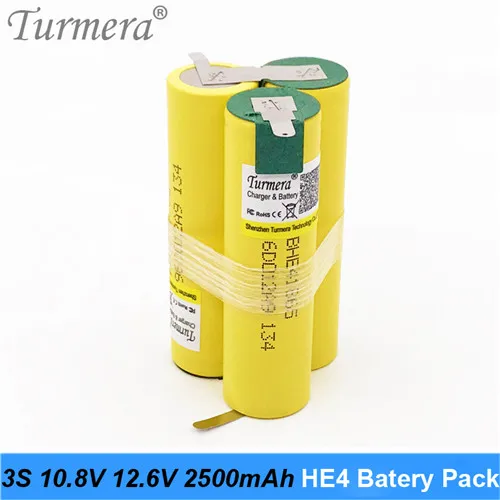 3S1P-12.6V-HE4-P-01 Аккумулятор 3S 12,6 V 4S 16,8 V 18650 HE4 2500mah 20A ток разряда для шуруповерта батареи(по заказу) AP - Цвет: 3S1P-12.6V-HE4-P-01