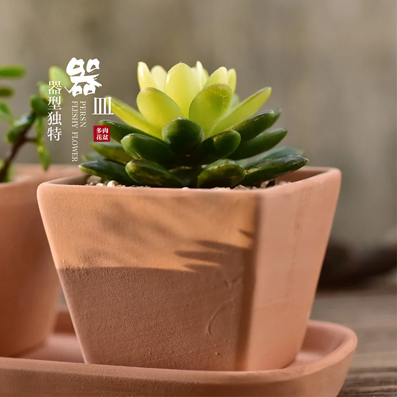 Новинка 2019 декоративный цветочный горшок! Квадратный горшок Terra хлопковый