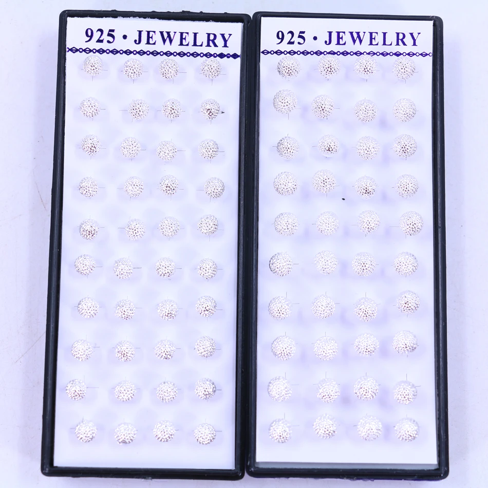 Бесплатная доставка модные ювелирные украшения 5 мм 6 мини-серьги-гвоздики с