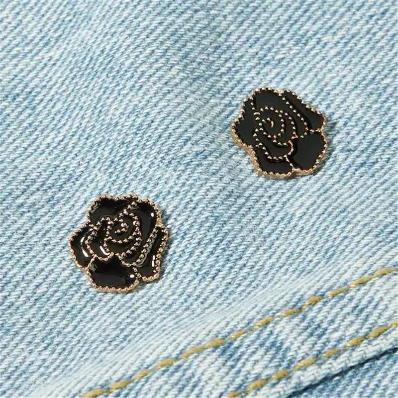 XEDZ 3 пары забавных милых мультяшных металлических эмалевых брошей цветы бабочка