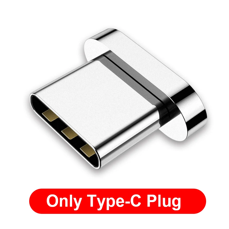 Магнитный кабель GETIHU 3,0 A для быстрой зарядки iPhone X 8 samsung Quick Charge Micro usb type C Магнитный зарядный шнур для передачи данных - Цвет: For Type C Plug