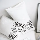 Наволочка для подушки, 50x70, 50x75, 50x80, 70x70, белого цвета