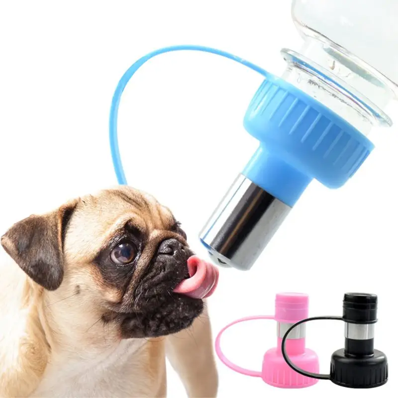 Pet Doggy портативная подвесная наружная Питьевая бутылочка для подачи воды | Дом и