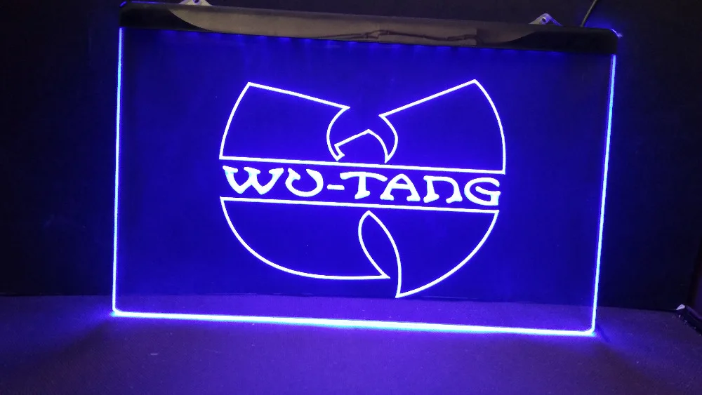 Wu Tang Группа Логотип Пивной бар Паб Ресторан пивной Клуб светодиодный светильник