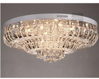 315 inch Crystal Round Ceiling Lamp Luxury Free shipping European Noble Living Room Bedroom Hotel Lobby Parlor Ceiling Lamp