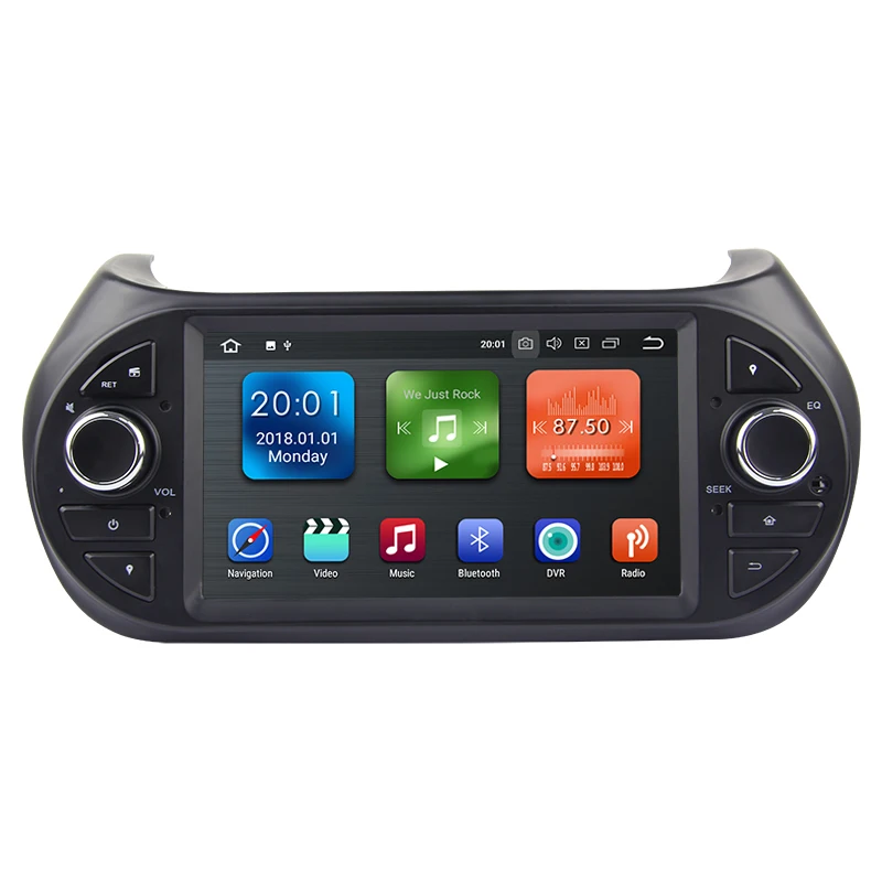 KSAOTU 7 &quotDAB + 4G Android 8 1 автомобильный dvd плеер SD GPS для Fiorino|Автомагнитолы| |