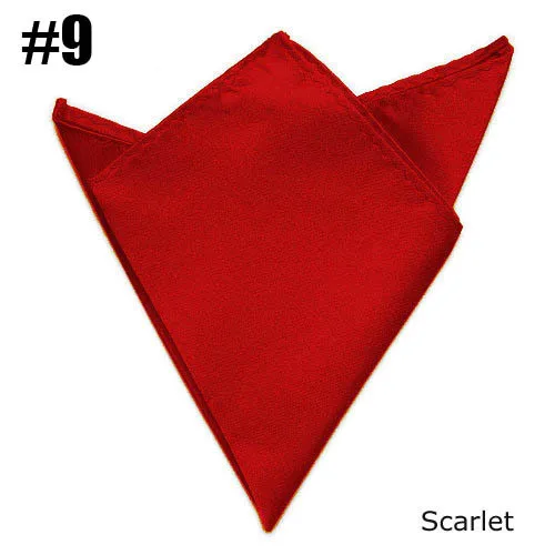 (Scarlet) Gentlenmen однотонные карманные квадраты стильный костюм атласный носовой