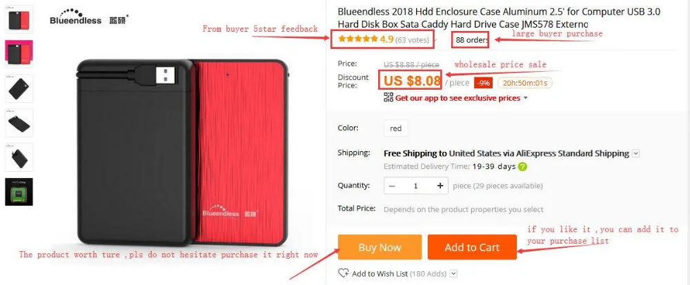 Blueendless внешний жесткий диск 4 ТБ Алюминиевый Usb Sata Hdd 3,5 USB 3,0 жесткий диск Wifi удаленный жесткий диск для ноутбука/IOS/Windows