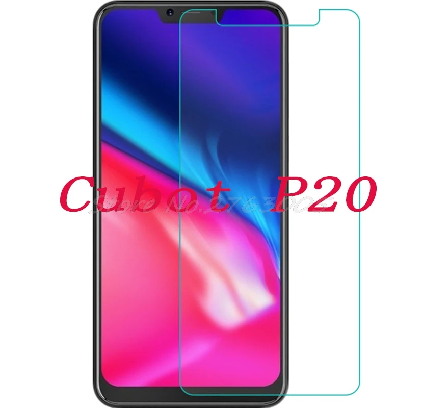 Smartphone 9H Tempered Glass for Cubot P20 6.18&quot GLASS Protective Film Screen Protector cover phone | Protectors