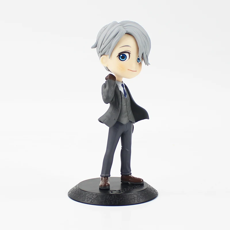 Q Posket Yuri on Ice фигурка игрушка Plisetsky Katsuki Victor Nikiforov Модель Кукла подарок для детей |