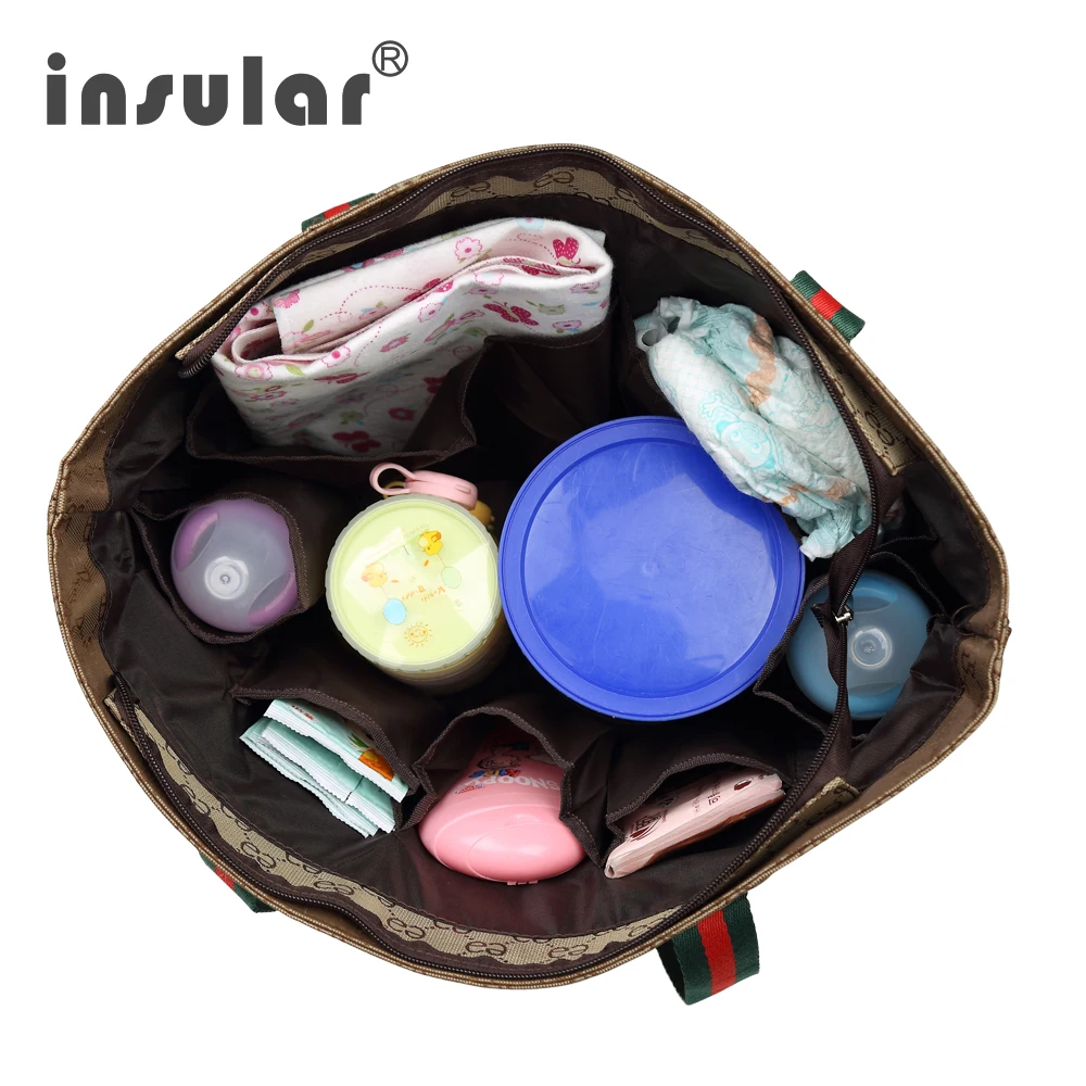 Модные нейлоновые сумки для пеленок с высококачественными детскими
