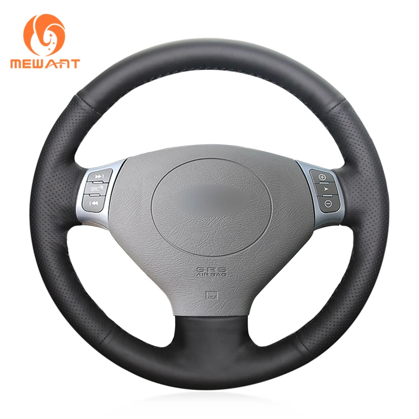 MEWANT черный искусственная кожа Чехол рулевого колеса автомобиля для Chery Tiggo 2007-2009