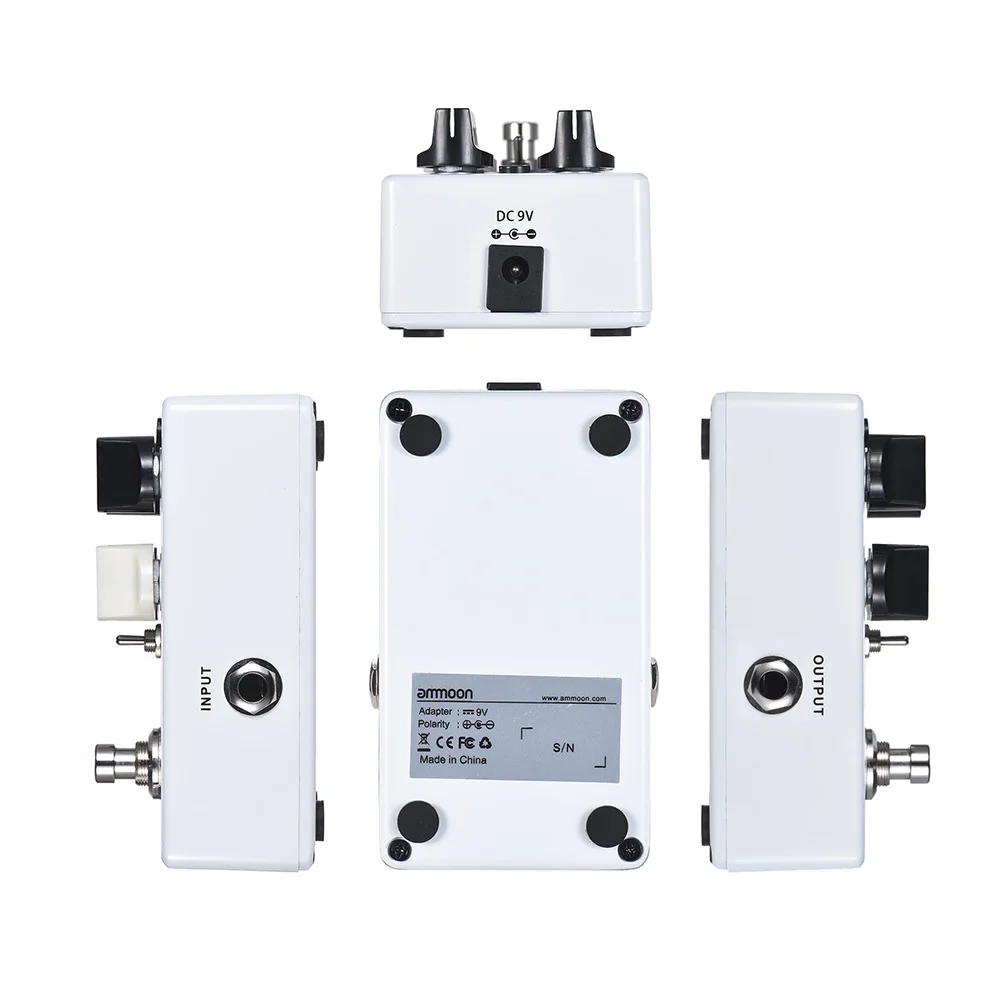 Эффекты ammoon POCKVERB Reverb гитарные педали с эффектом Delay 7 эффектов задержки функция