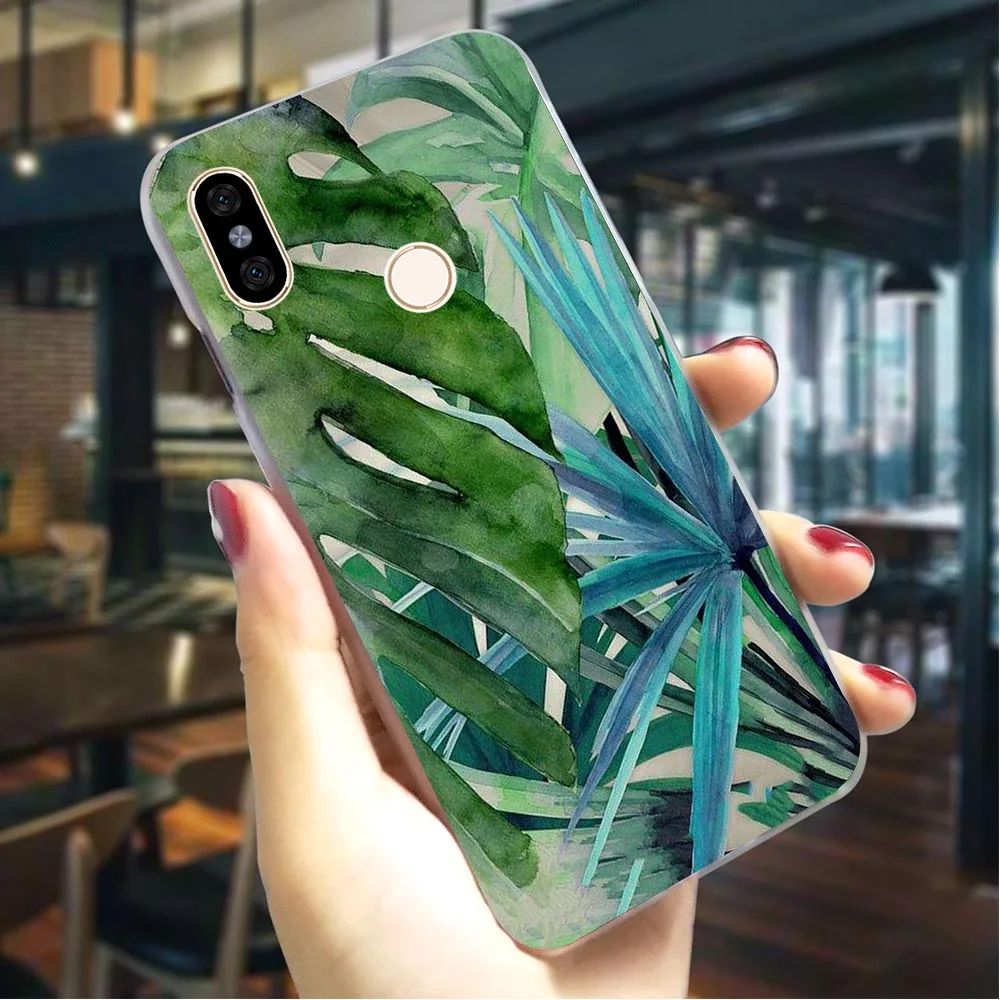Пластиковый чехол для телефона Xiaomi Redmi Note7 7Pro Ретро Чехол с изображением листьев растений для Redmi 5 Plus чехол s 4A 4X 5A Prime 6A Note 5 6 Pro - Цвет: K0571207