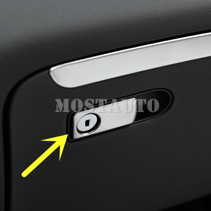 

For Benz C Class E Class W205 W213 Inner Glove Box Button Cover Trim 2014-2021 1pcs Car Accessories Interior Car Decor