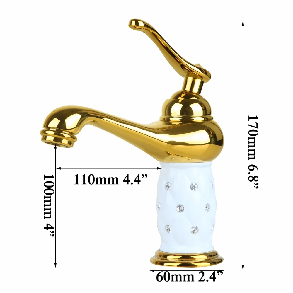 Медные керамические смесители для раковины в ванной комнате|deck mounted|single holefaucet brass