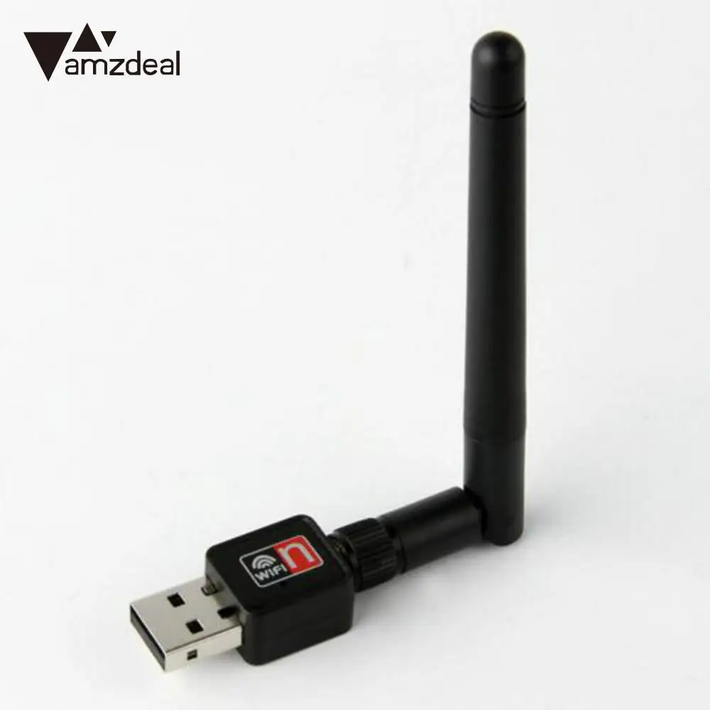 Amzdeal Новый мини 150 Мбит/с USB wi fi беспроводной сетевой карты 802 11 n/g/b адаптер