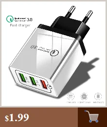 3 порта 18 Вт портативное зарядное устройство USB для путешествий Быстрая зарядка QC 3,0 2,0 быстрое зарядное устройство настенный адаптер для samsung S7 Xiaomi iPhone iPad