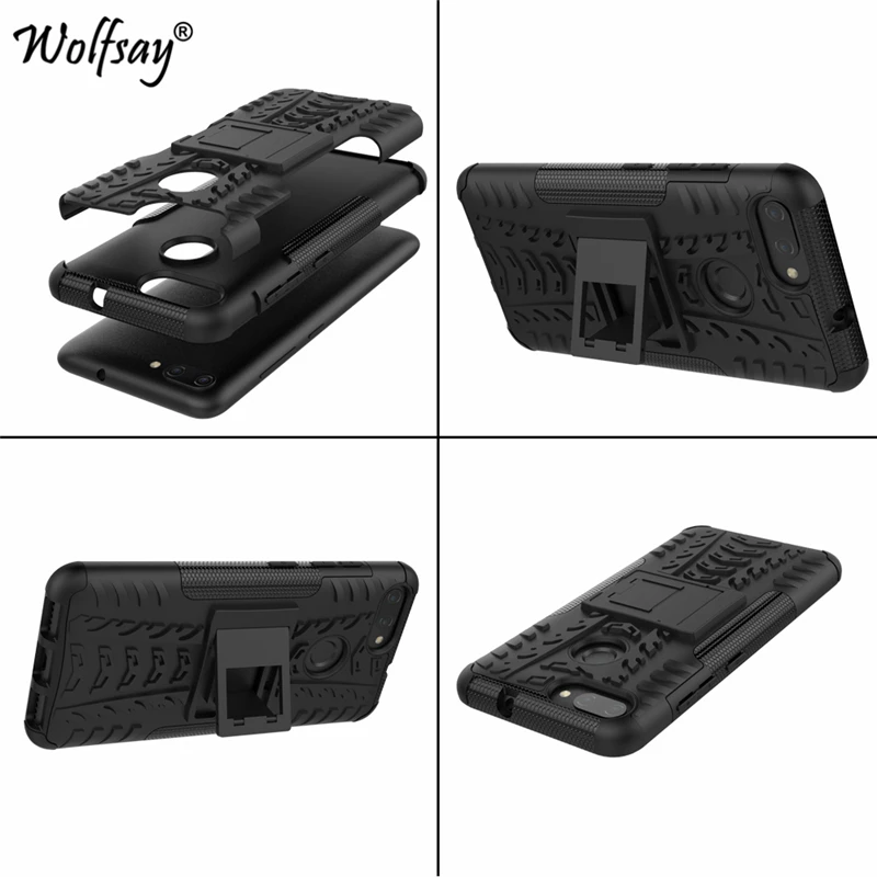 Phone Case For Asus ZenFone Max Plus M1 X018D Luxury Thick Silicone Hybrid Armor Cover ZB570TL | Мобильные телефоны и