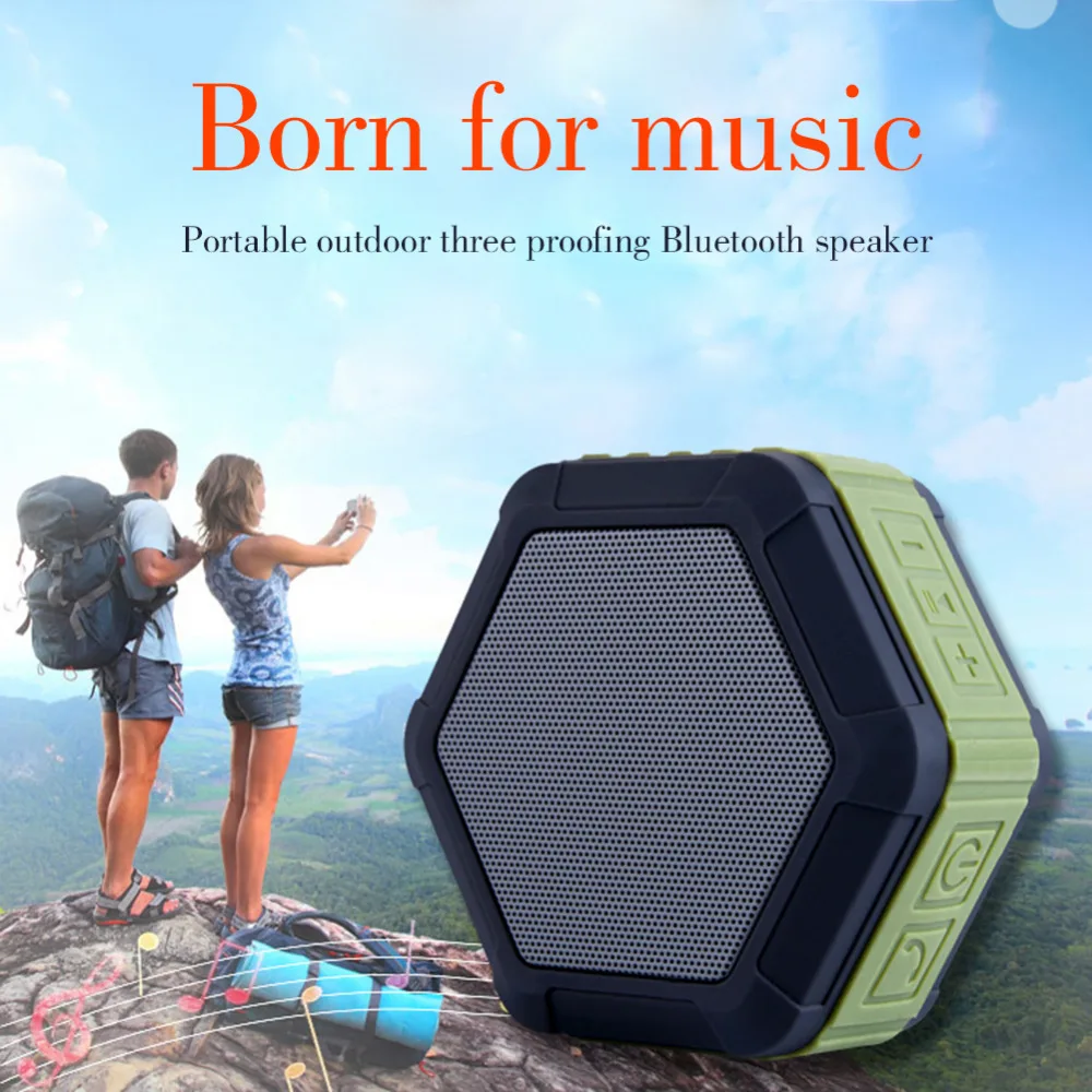 Водонепроницаемый bluetooth-динамик три стойкие bluetooth-колонки сабвуфер вставная