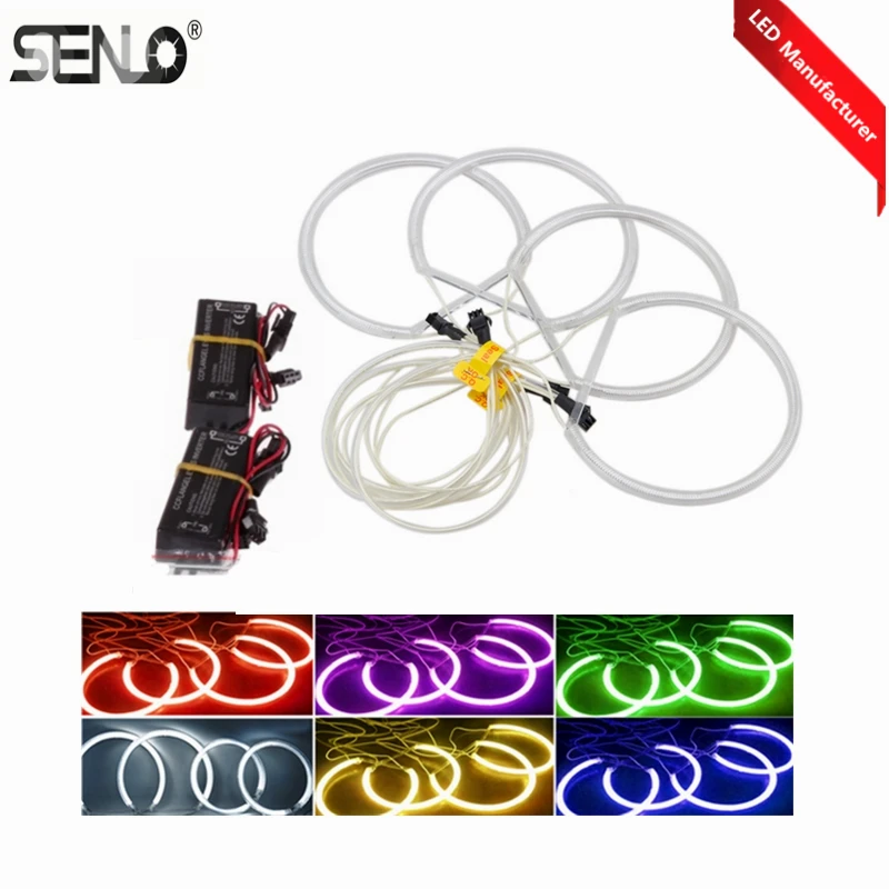 

Автоматический светильник ing аксессуары с холодным катодом (CCFL Halo Кольцо светильник лампа Ангел глаз для универсальных машин HONDA CRV 07 08 Защит...