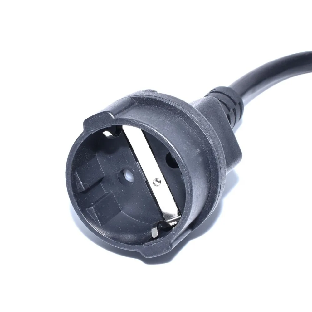Евро розетка шнур питания, IEC 320 C14 штекер Schuko CEE7/16 2Pin гнездо Кабель питания для UPS PDU, IT оборудование