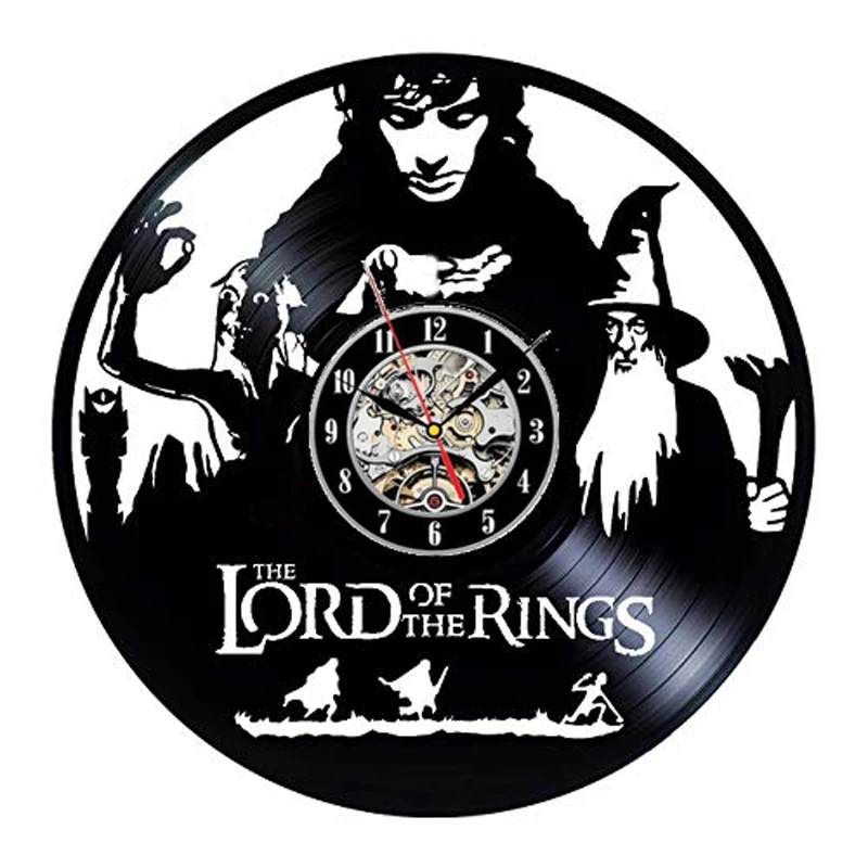 2019 Новое поступление настенные часы с изображением Властелина Колец