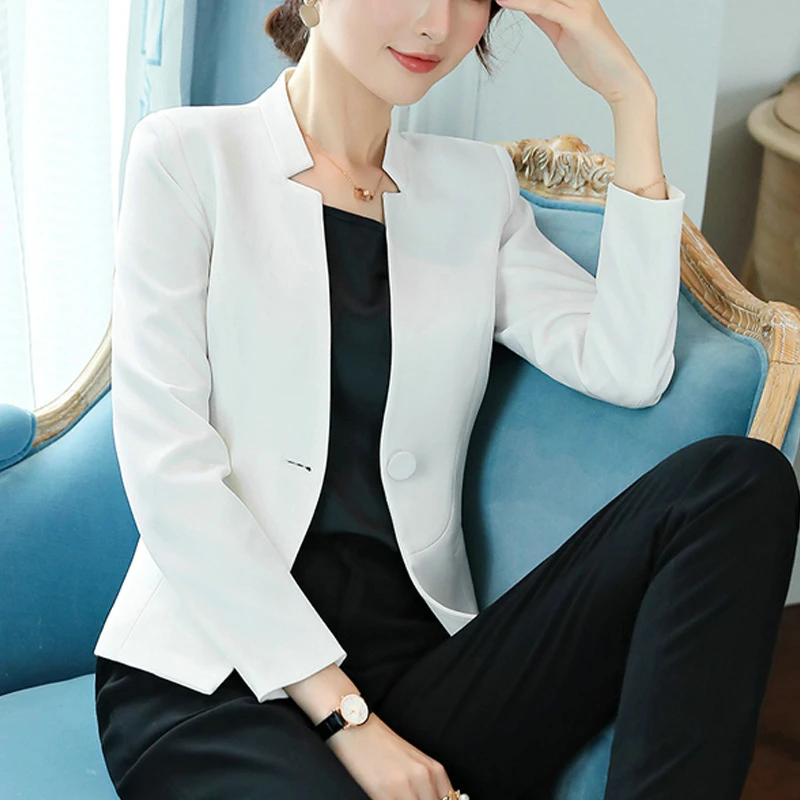 Женский деловой костюм большого размера весна-осень 2019 Универсальные женские