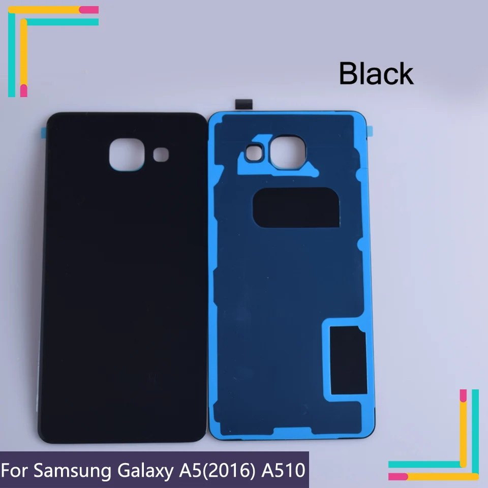 Задняя дверь корпус для Samsung A5 2016 Galaxy A510 A510F A5100 задняя крышка батарейный Корпус 3D