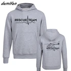 Мужская Флисовая Толстовка с капюшоном, Свитшот в стиле хип-хоп для спасательной службы скорой помощи, самолета, экспедитора, уличная одежда, весна-осень