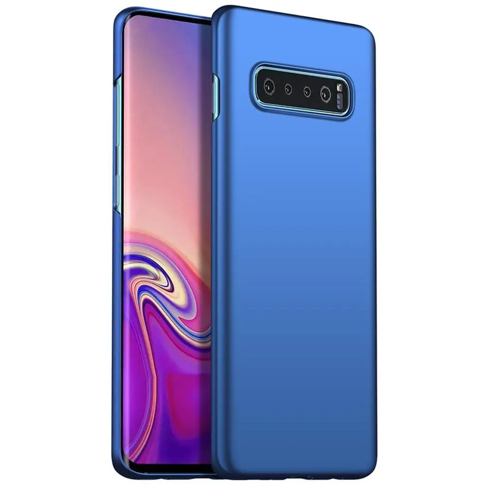 Синий Роскошный чехол для samsung Galaxy S10 Plus, чехлы, чехол для Galaxy S10 S10E Lite E S 10E S10Plus, чехлы, PC защитный чехол s - Цвет: Синий