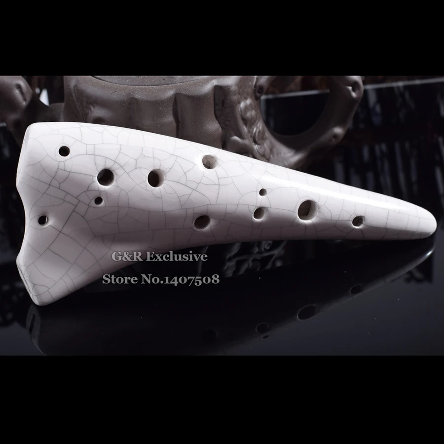 SC керамическая подводная лодка Ocarina сопрано C глазурованная канавка тенор Flauta 12